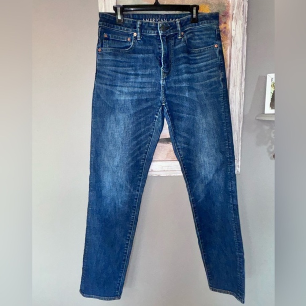American Eagle Athletic Fit AirFlex+ Temp Tech Jeans 32X34 Whisking
